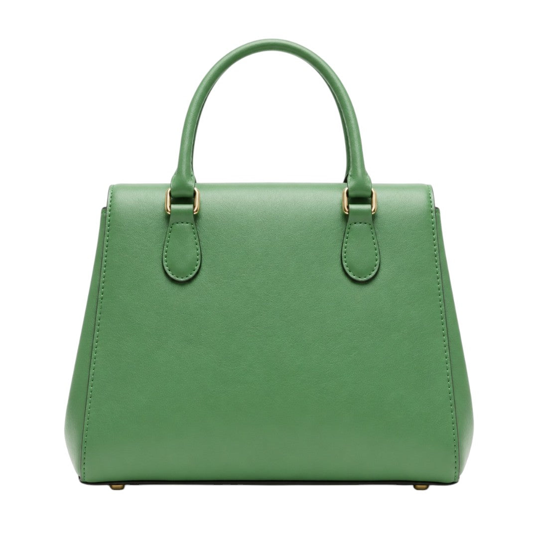 Mouluxe Elegant Green Satchel Handbag