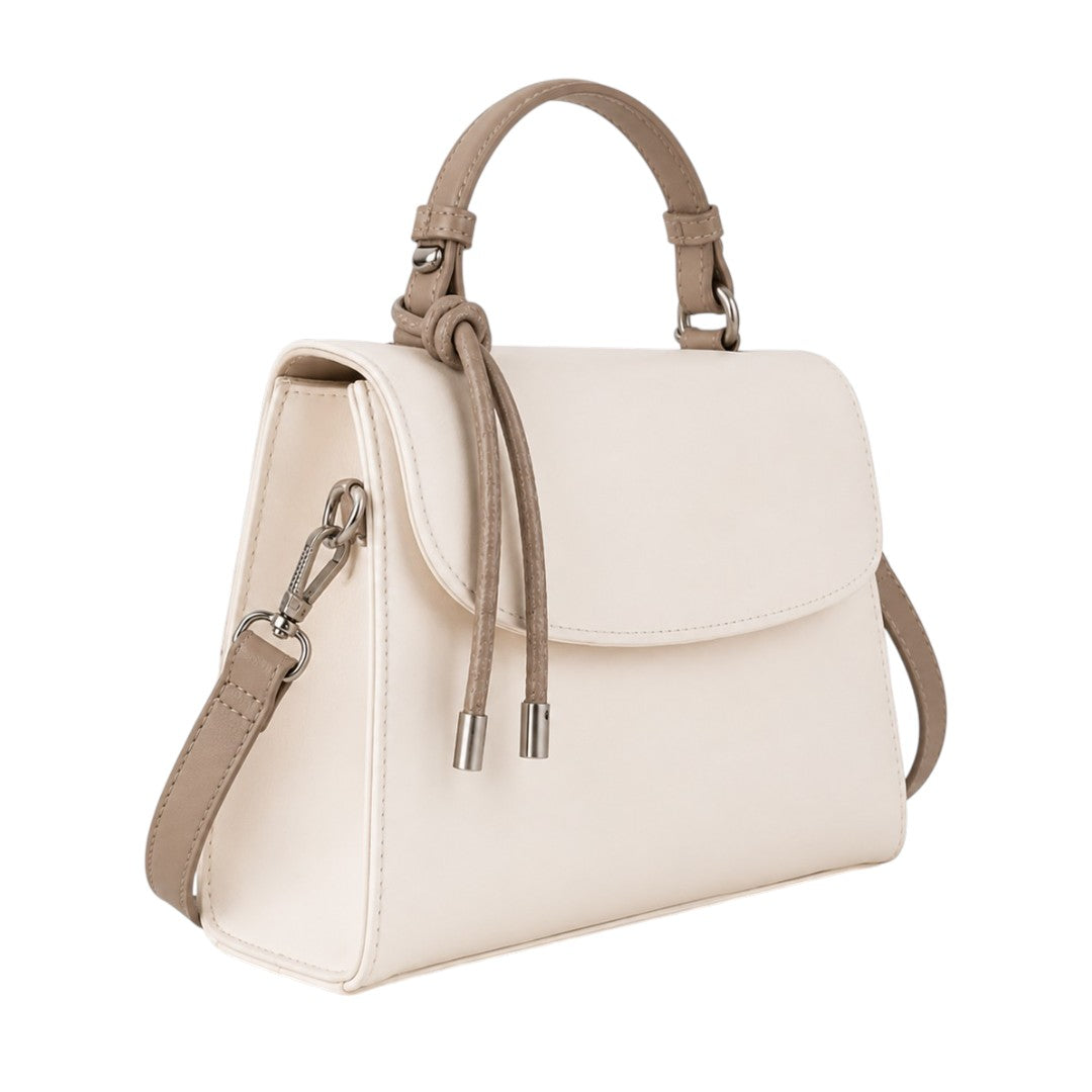 Mouluxe Ivory Elegance Shoulder Bag